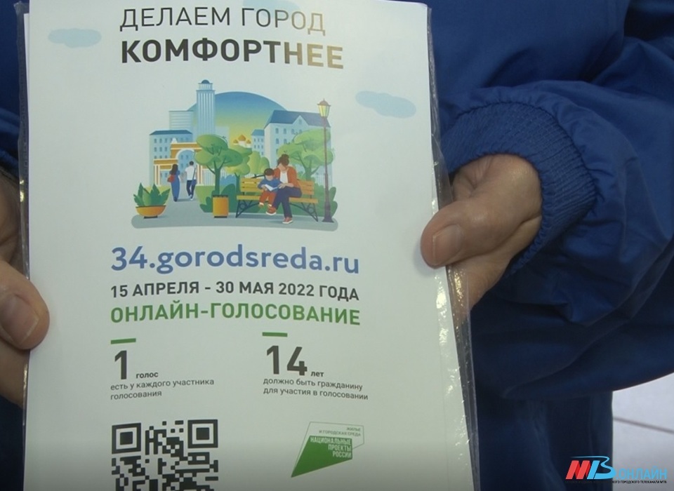 Волгоградские волонтеры помогают сотрудникам предприятий проголосовать за благоустройство